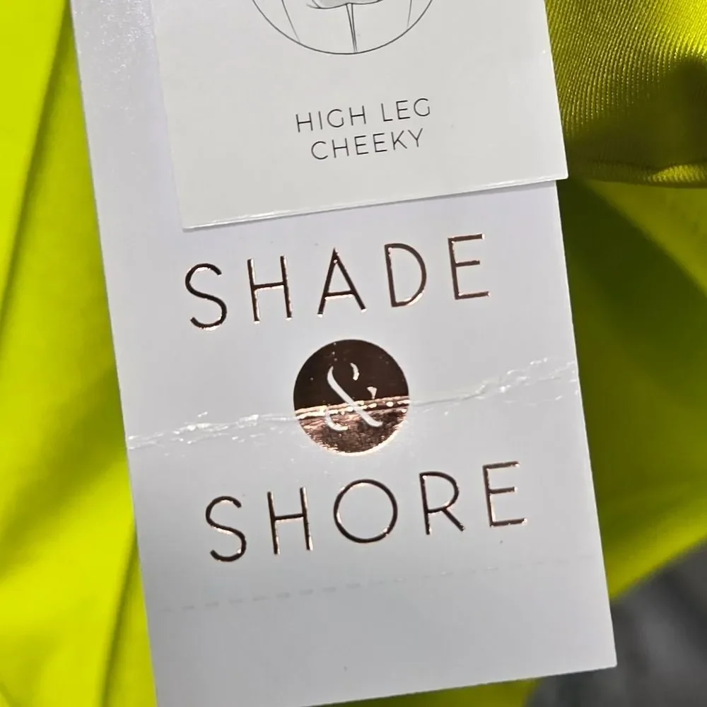 Shade & Shore High Leg Cheeky One Piece Swimsuit